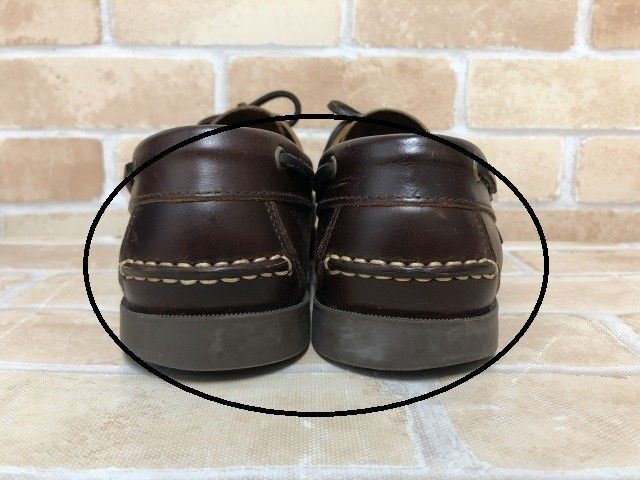 【中古】 箱付 Paraboot パラブーツ デッキシューズ BARTH バース 780001 ブラウン UK6.5 111401080