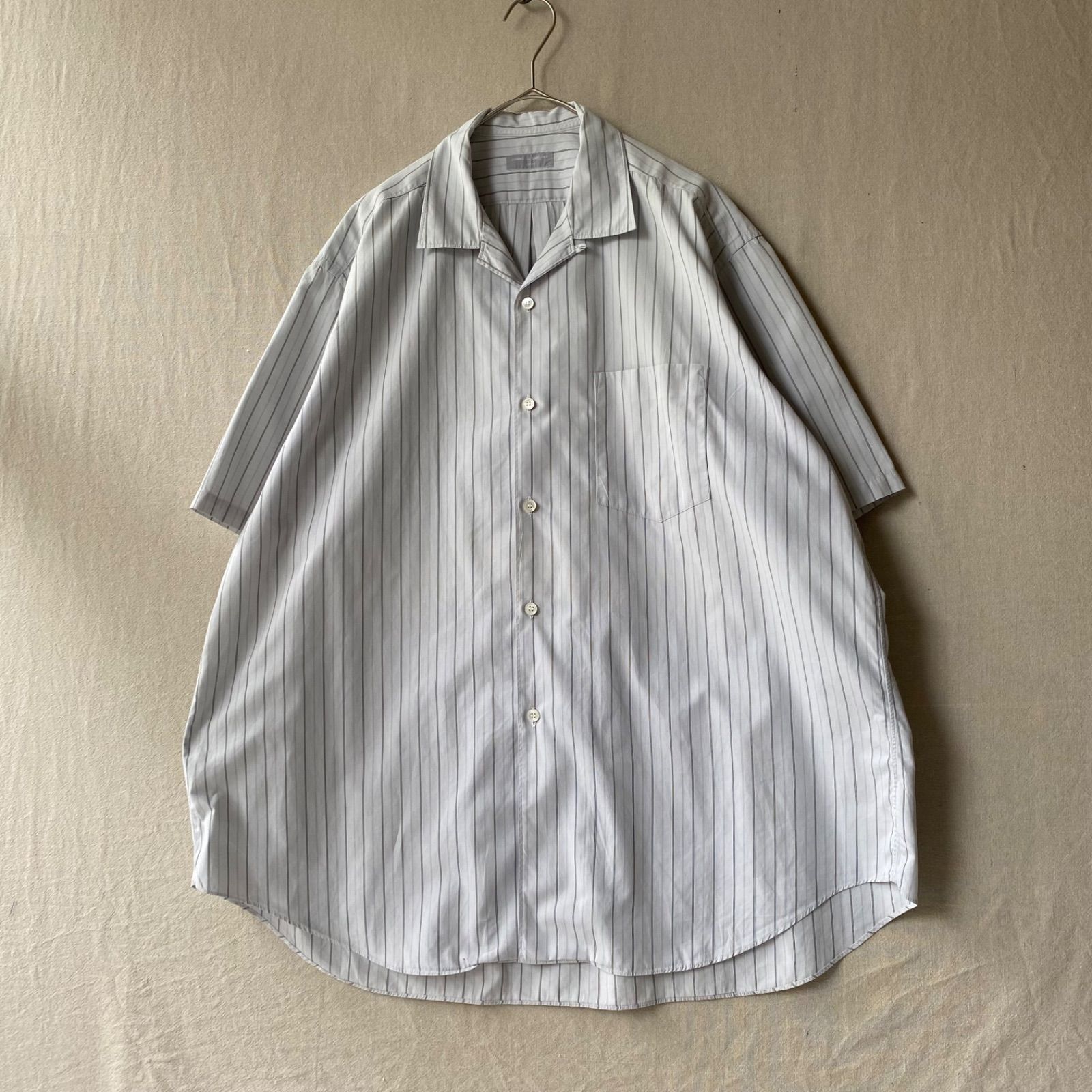 90s COMME des GARCONS HOMME オープンカラー シャツ / コットン 