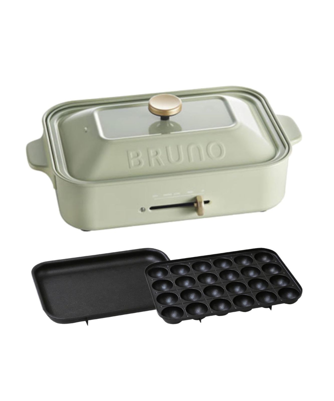 セール BRUNO ブルーノ コンパクトホットプレート 本体 プレート2種