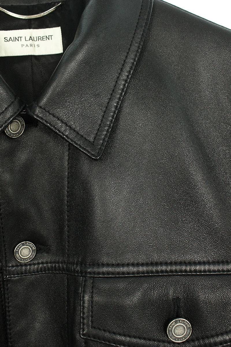 サンローランパリ 21SS 529949 YC2OC チェストポケットレザー