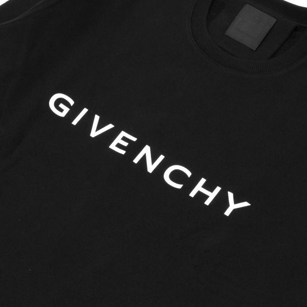 新品 ジバンシィ GIVENCHY ロゴ スリムフィット スウェット トレーナー生地感