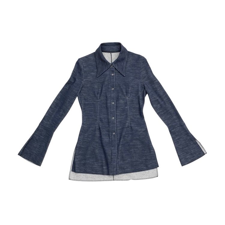 未使用品 Mame Kurogouchi マメクロゴウチ Wool blend Reversible