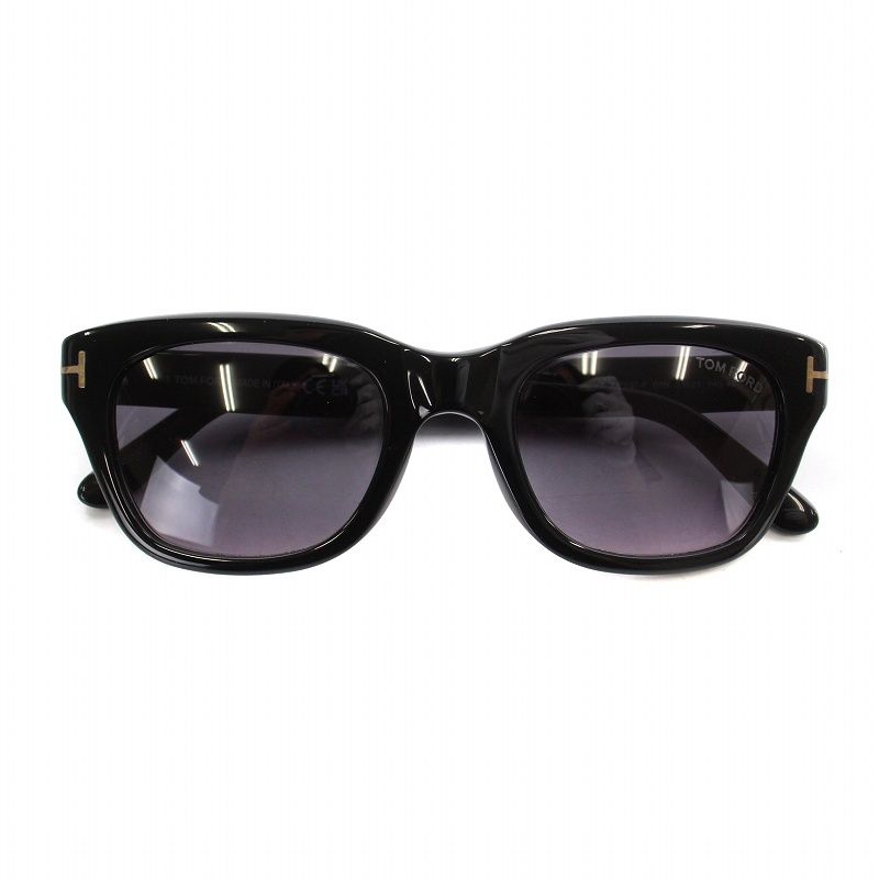 トムフォード TOM FORD スノードン SNOWDON サングラス 眼鏡 プラスチックフレーム ウェリントン 5121 145 黒 ブラック TF237-F /NW32