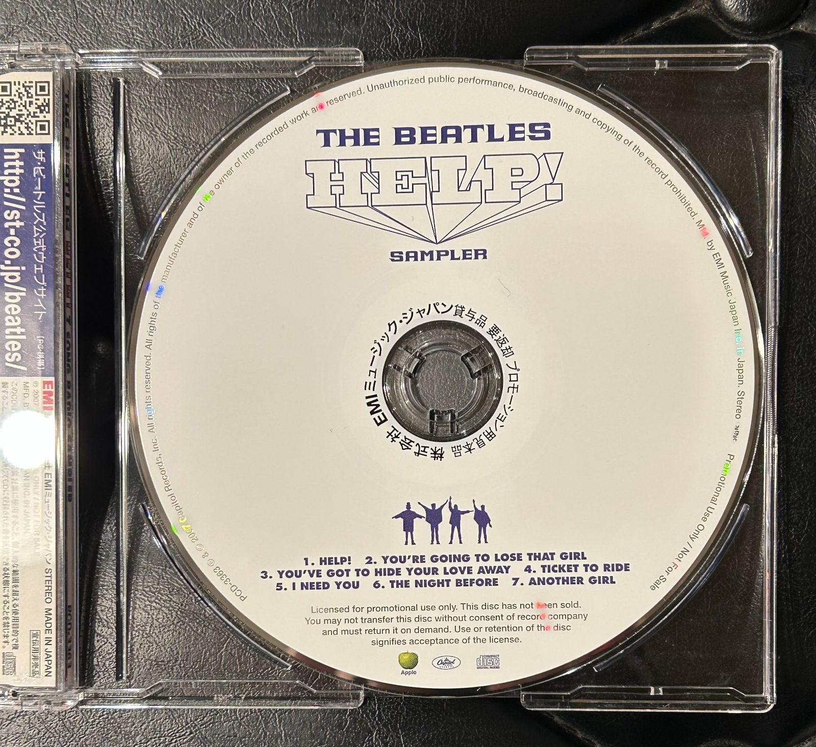 非売品！希少サンプラーCD】ビートルズ 「Help! 7 Song Radio