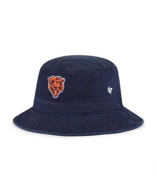 送料無料 47ブランド メンズ 帽子 アクセサリー Men s Navy Chicago Bears Primary Bucket Hat Navy