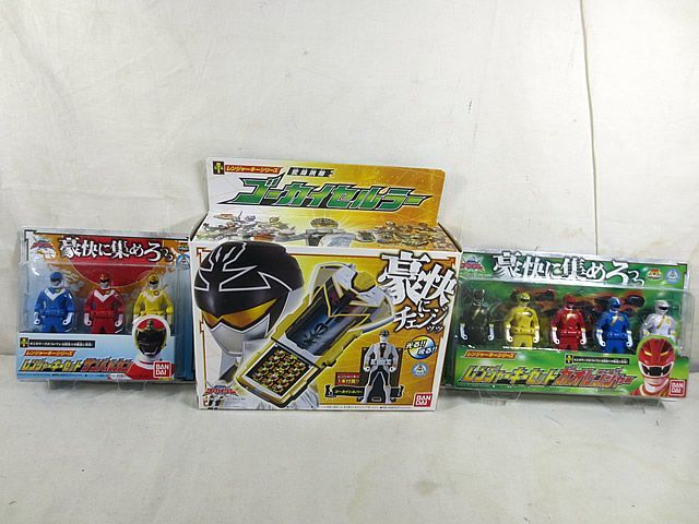 新品　バンダイ 海賊戦隊ゴーカイジャー ゴーカイセルラー　レンジャーキー　サンバルカンガオレンジャー　未開封