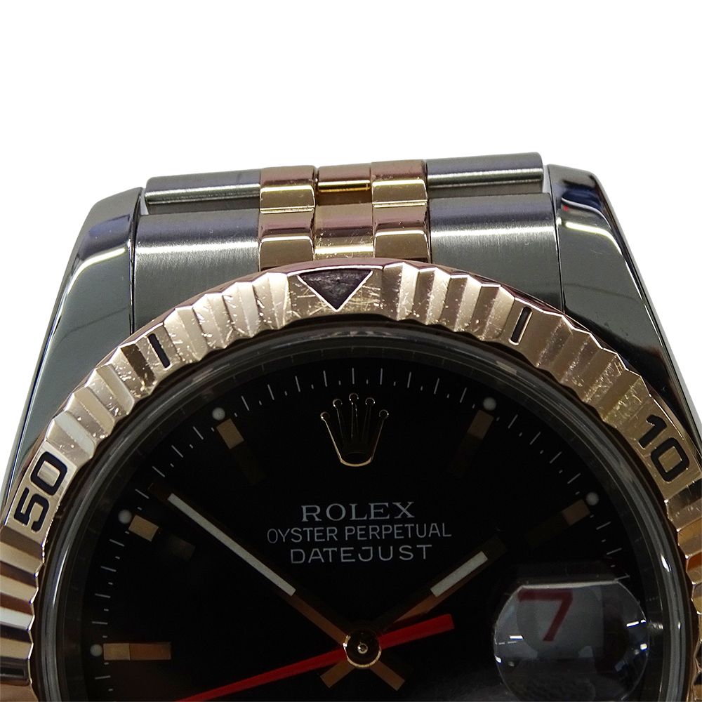 ROLEX ロレックス ターノグラフ 116261 ブラック メンズ ロレックス ターノグラフ 116261を買取させて頂きました！｜ブランド