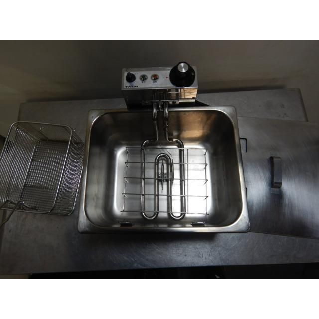 2017年製 タイジ TF 40 A 100 V 1100 W 4 L 電気 卓上 フライヤー mm 5 kg バスケット社外品