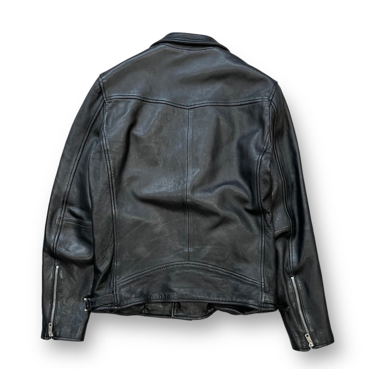 未使用に近い ユナイテッドトウキョウ レザージャケット 黒 ダブル 2 UNITED TOKYO 【値下げ】UNITED ダブルライダースジャケット