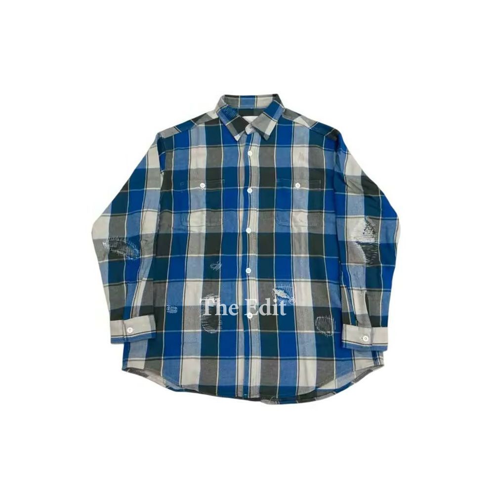 バウワウ BOW WOW REPAIR AGEING FLANNEL SHIRTS リペアエイジング 