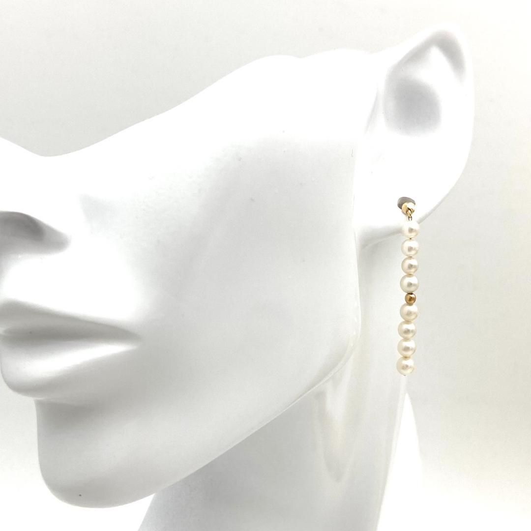 K18 あこやパール ピアス 4mm 2.0g ケース付 あこや真珠