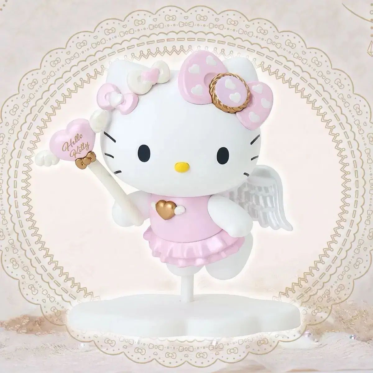 サンリオ　ハローキティ ぬいぐるみ エンジェルキティ 天使　お花　希少レア サンリオ ハローキティ ぬいぐるみ エンジェルキティ 天使 お花 希少レア