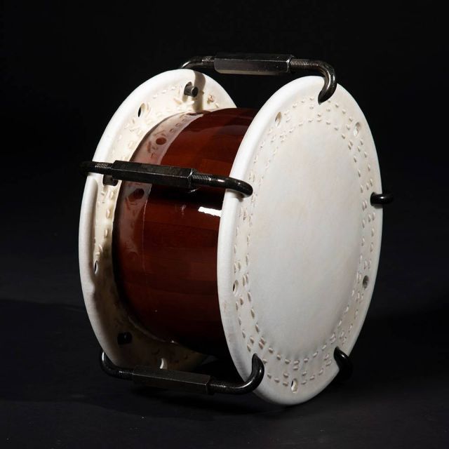 在庫限り 締太鼓 二丁掛 2丁掛 ターンバックル締 竹集成胴 ECO