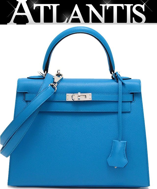 Sale エルメス HERMES ケリーヴォーエプソン　正規品 中古・古着通販】HERMES (エルメス) ケリー25 外縫い/シルバー