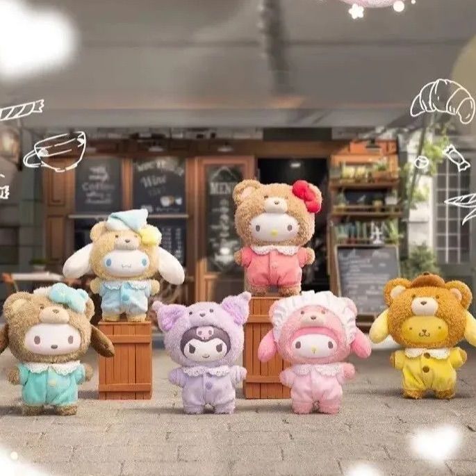 海外限定 サンリオ ラテベイビー ぬいぐるみ ランダムボックス 6