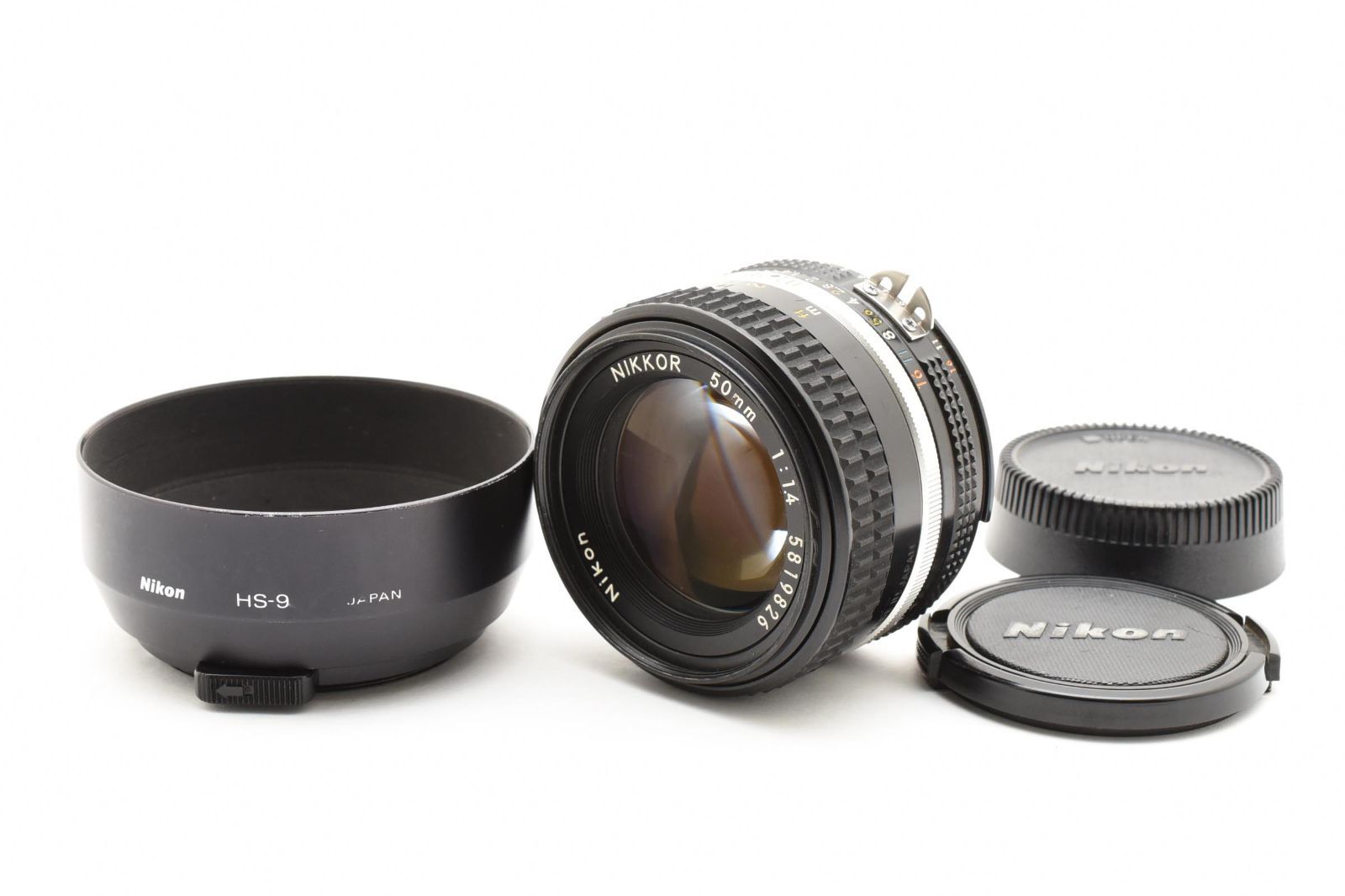 美品 Nikon／ニコン Ai-S NIKKOR 50mm F1.4 単焦点レンズ MF F