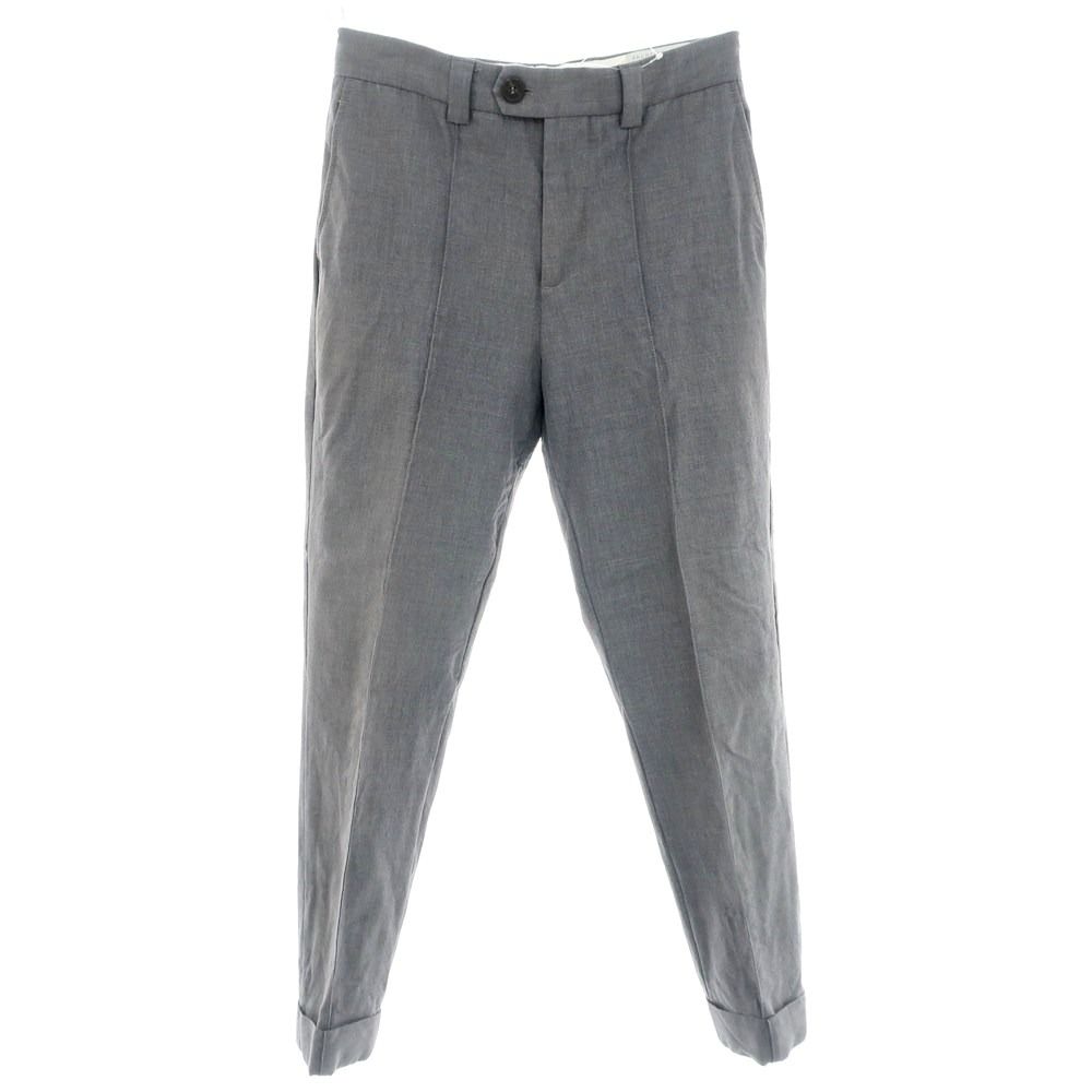 ブルネロクチネリ　スラックス　ウール　44 中古】ブルネロクチネリ Brunello Cucinelli ウールコットン