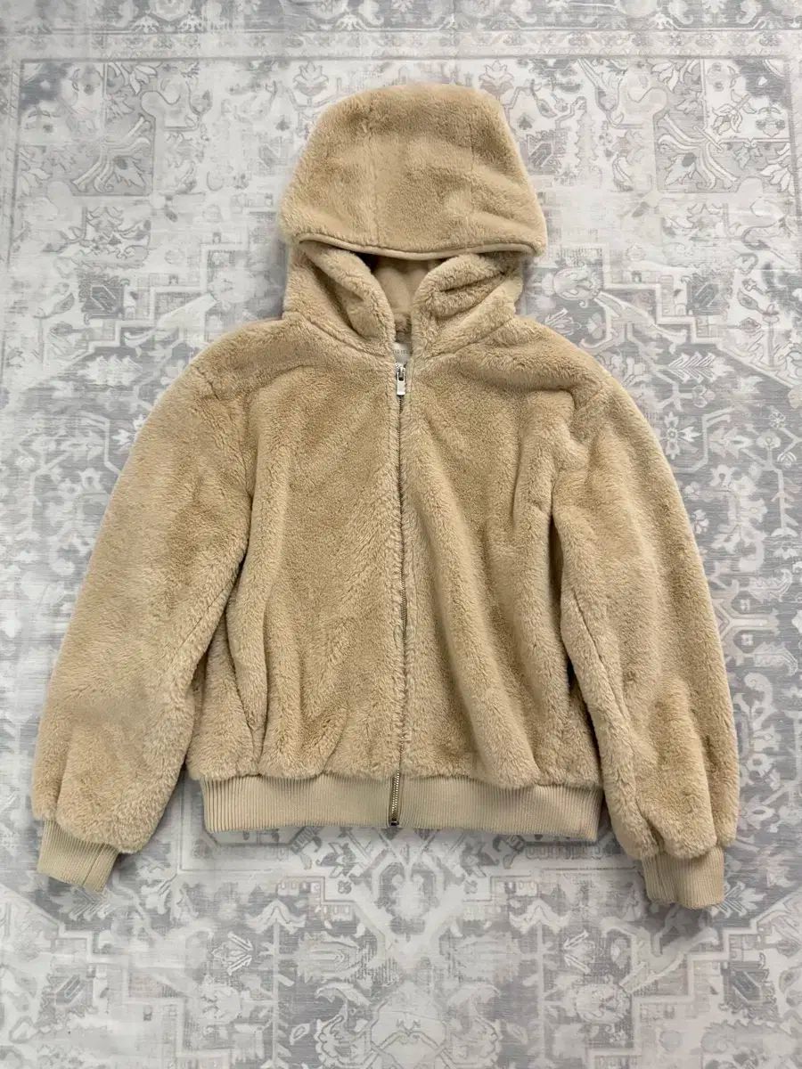 Plastic Island ヴィンテージ ファー フード ジップアップ