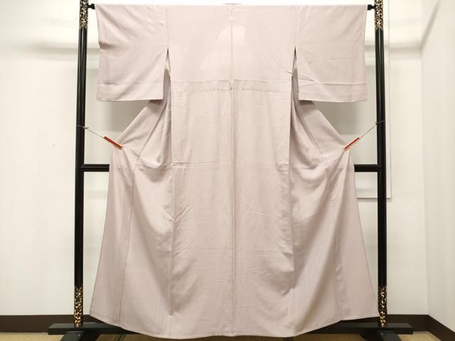 平和屋着物＊夏物 色無地 絽 暗い灰青色 正絹 逸品 DAAU3665du