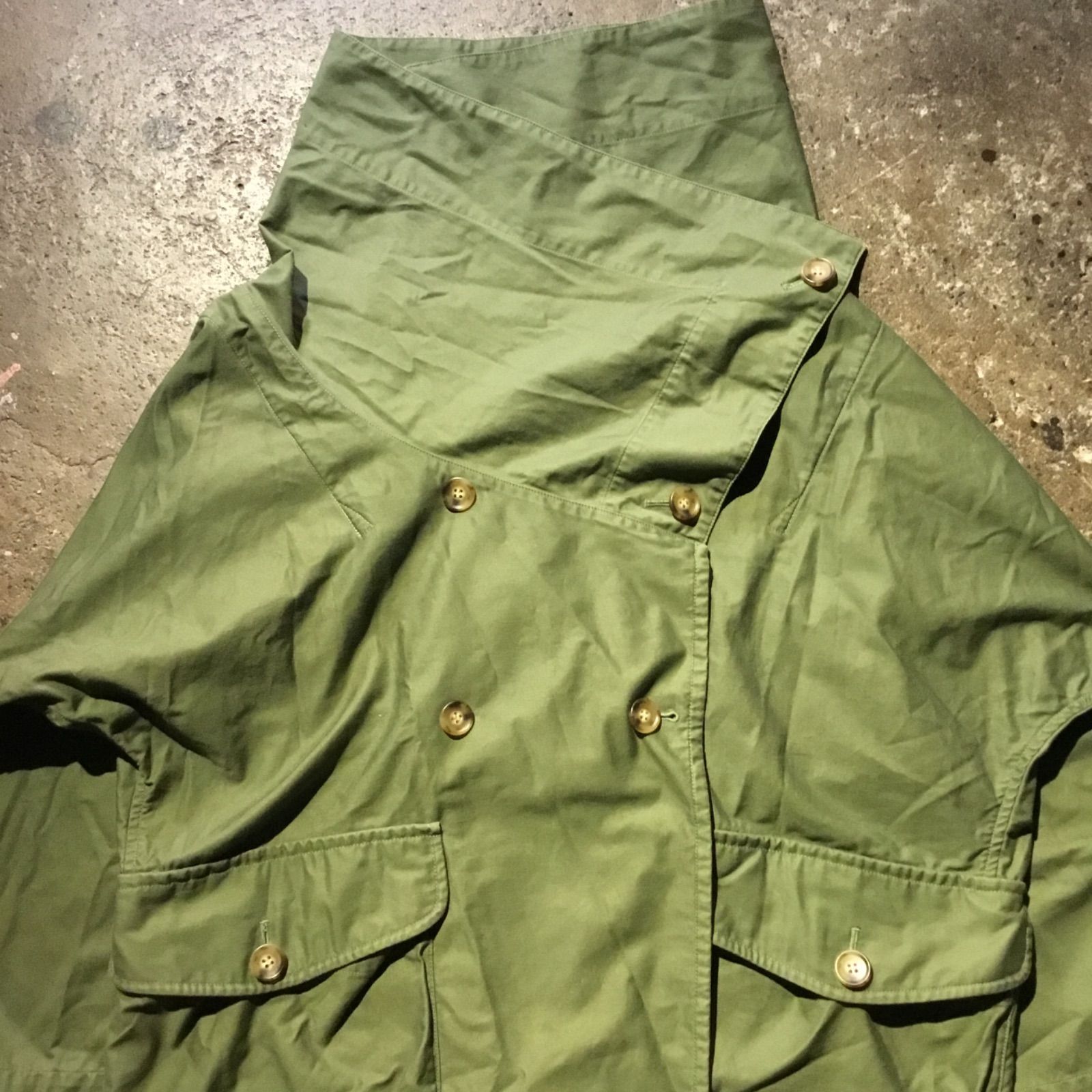 LIMI feu リミ フゥ Samle 品 Yohji Yamamoto ヨウジ ヤマモト ドレープ モッズコート Drape Mods Coat S