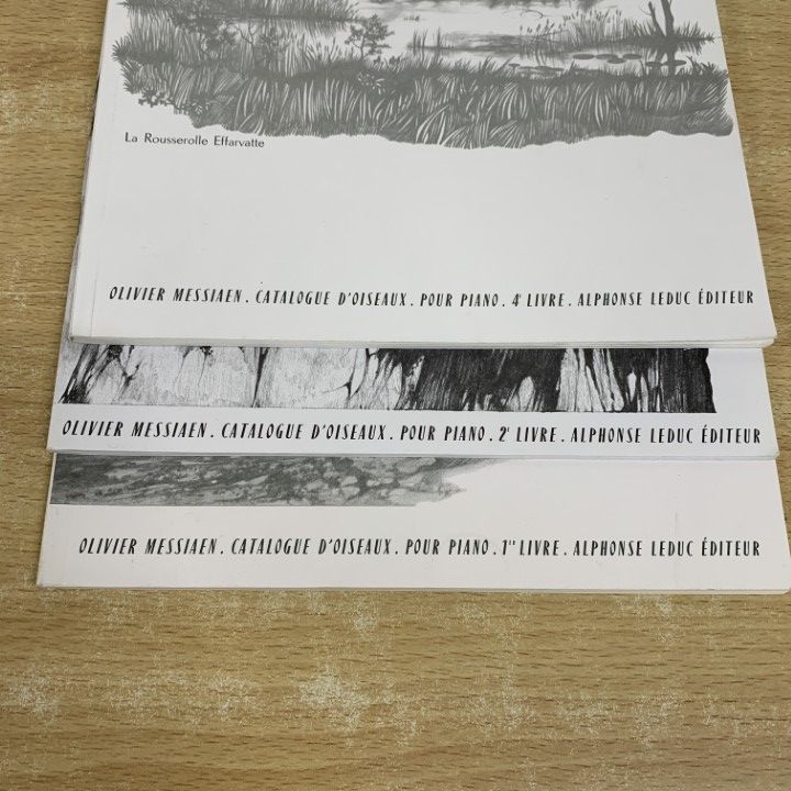 △01)【同梱不可】オリヴィエ・メシアン輸入楽譜 3冊セット