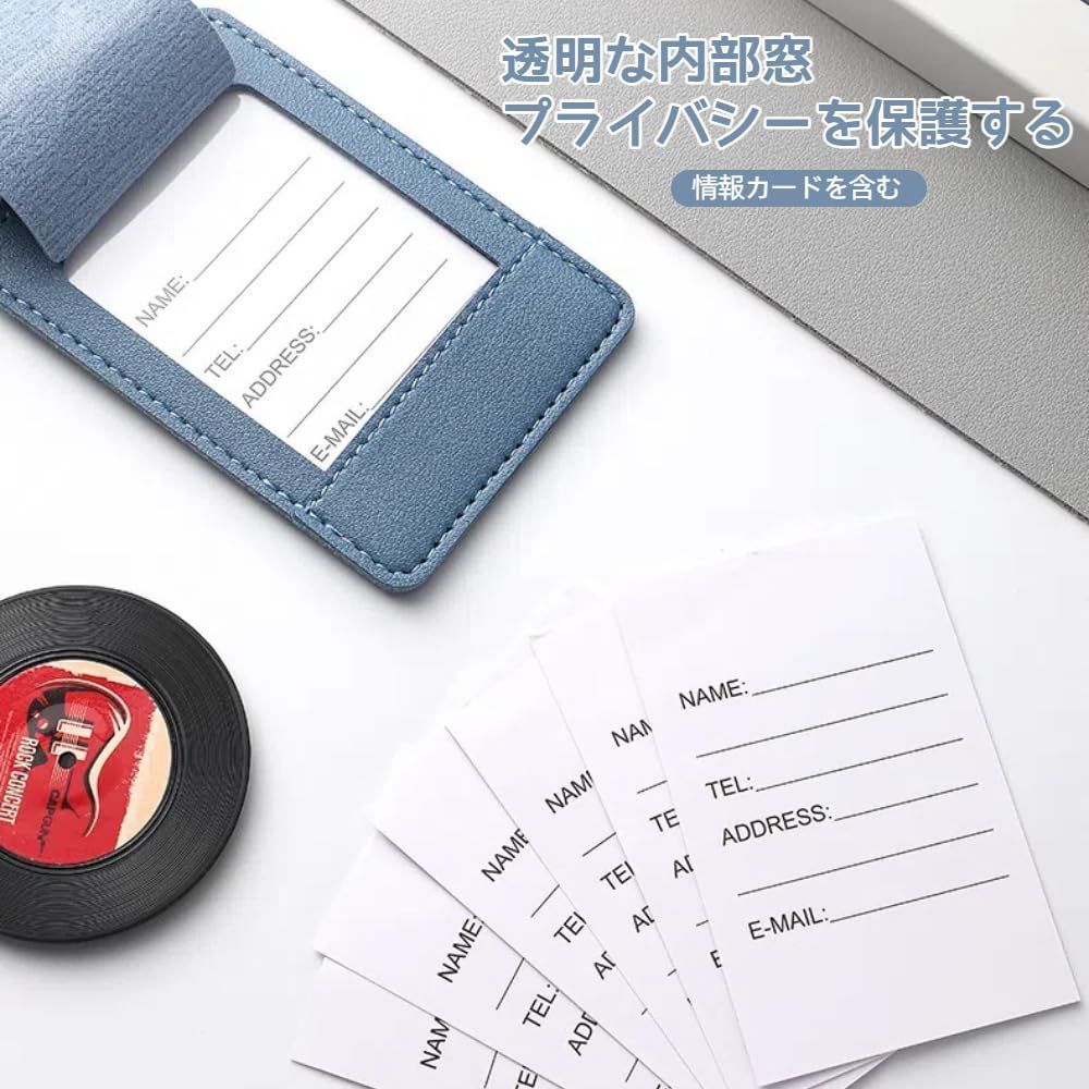 荷物タグ スーツケースタグ ネームタグ 3枚入り スーツケース Jravezt