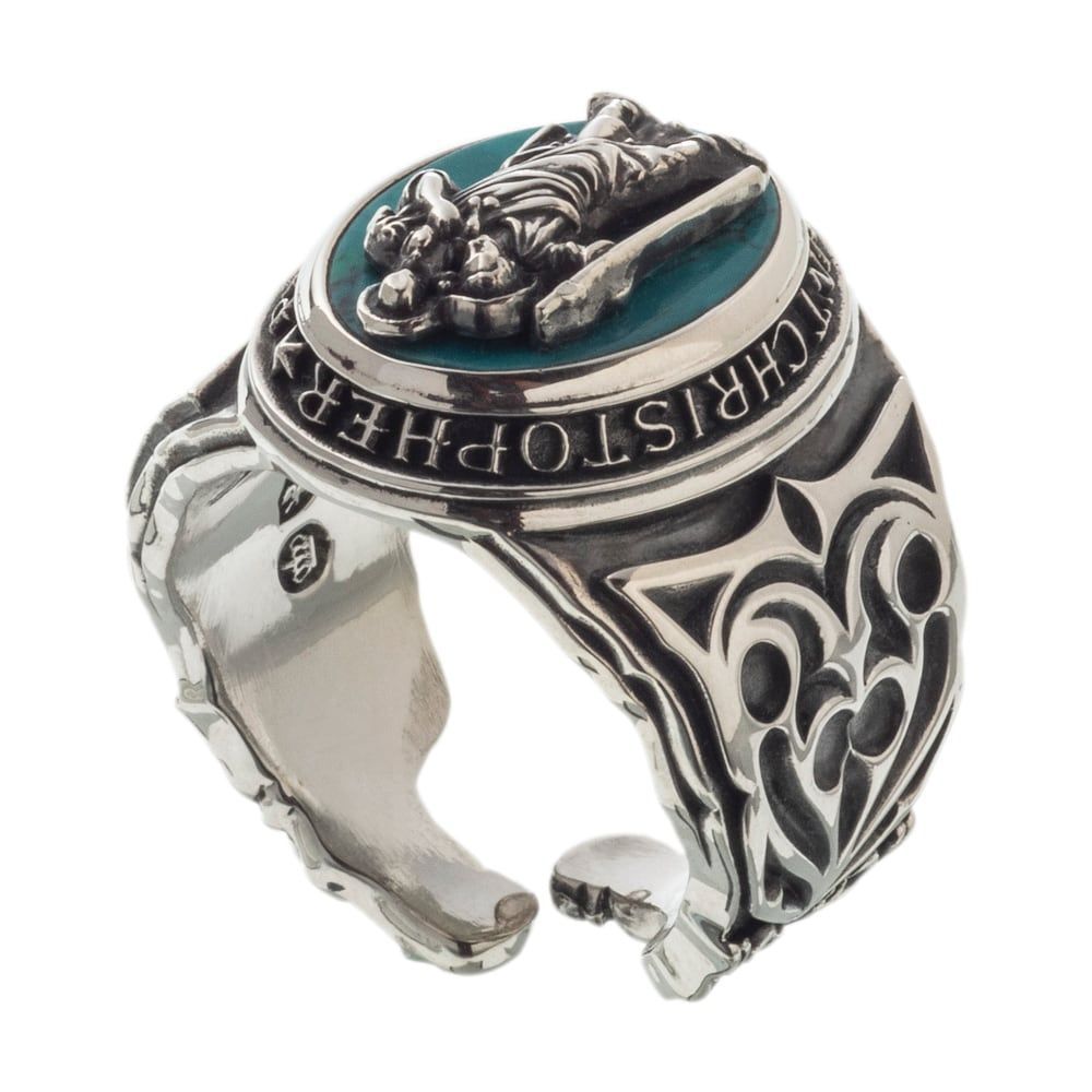 セントクリストファーリング アルテミスクラシック シルバー ジュエリーブランド NEXPOTALLINN_EU