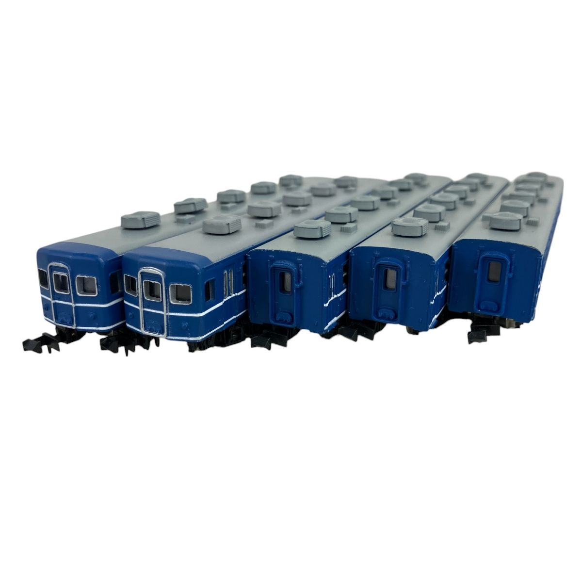 メーカー不明 オハ12 スハフ12 青 5両セット Nゲージ 鉄道模型 K9837639