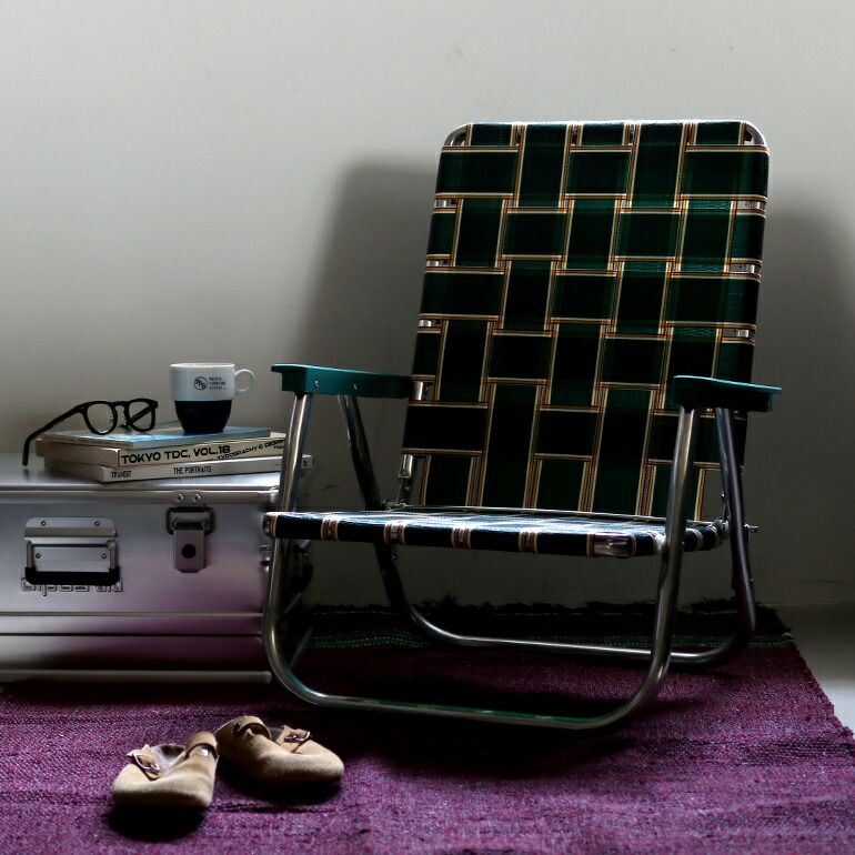 ローンチェアー　（2タイプセット/チャールストン）　■ アメリカン雑貨 アメリカ雑貨 新品LAWN CHAIR [ローンチェア] HIGH BACK BEACH CHAIRCHARLESTON