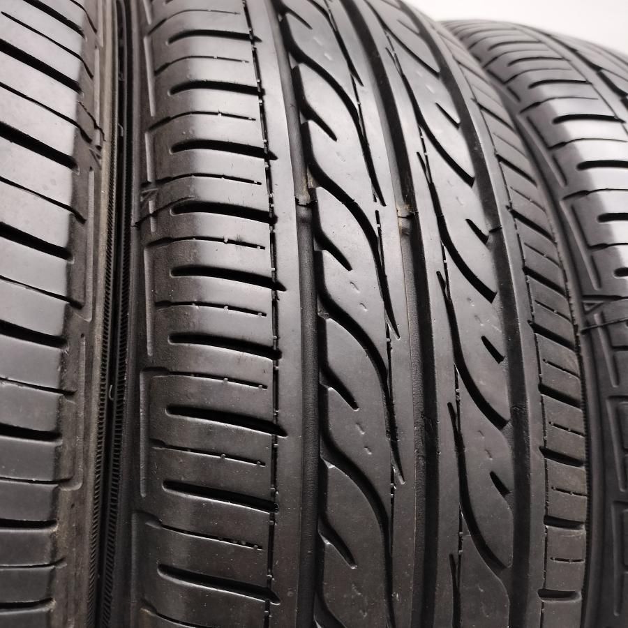 ＜ノーマルタイヤ 4本＞ 155/65R13 ダンロップ EC202 70〜80% 2017年製   中古