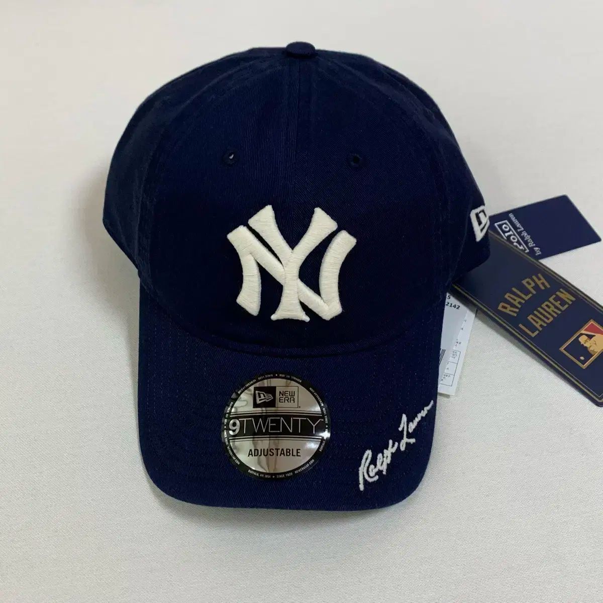 NEW ERA ニューエラ X POLO Ralph Lauren ポロ Ralph Lauren ラルフローレン MLB ニューヨーク ヤンキース ツイルキャップ ニューポート ネイビー OS