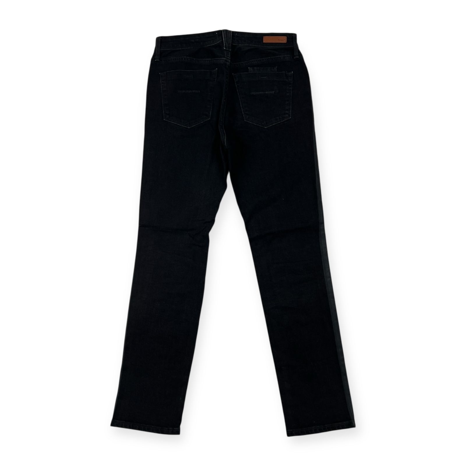 YANUK ヤヌーク サイドライン デザイン ブラックデニム パンツ  