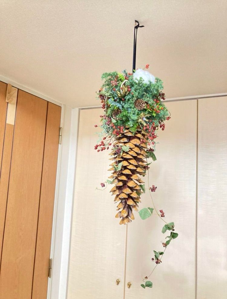 幸せを運ぶアナベル馬蹄リース セルリア 作品ギャラリー】幸せが