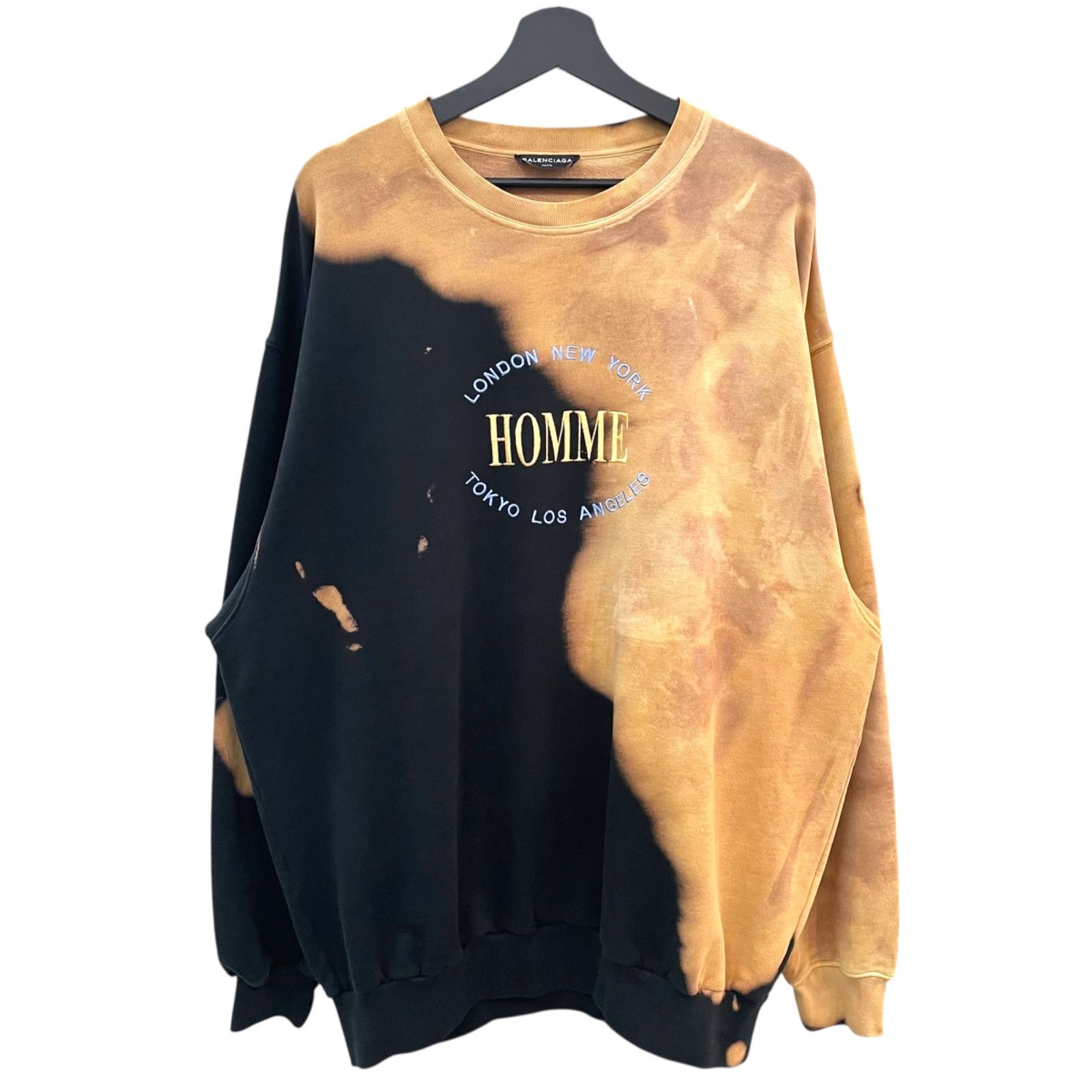 BALENCIAGA】17AW HOMME BLEACH SWEATSHIRT バレンシアガ オム 