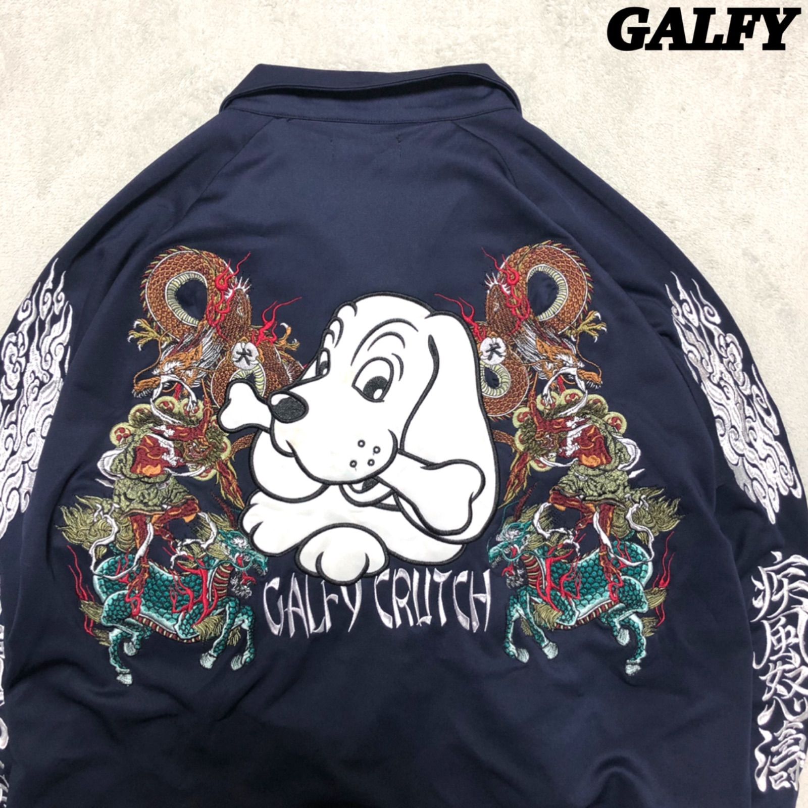 GALFY ガルフィー トラック ジャケット ジャージ F GALFY(ガルフィー) セットアップ メンズ サイドライン トラック