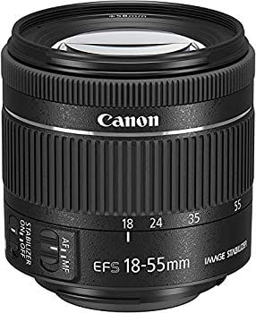 【】Canon 標準ズームレンズ EF-S18-55mm F4.0-5.6IS STM APS-C対応