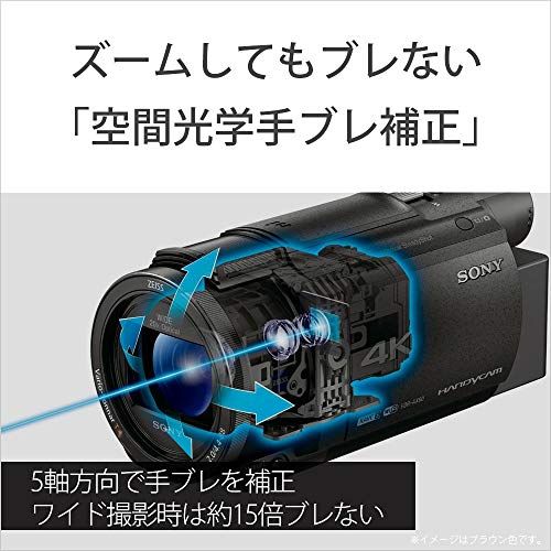 SONY(ソニー) 4K ビデオカメラ Handycam FDR-AX60 ブラック 内蔵