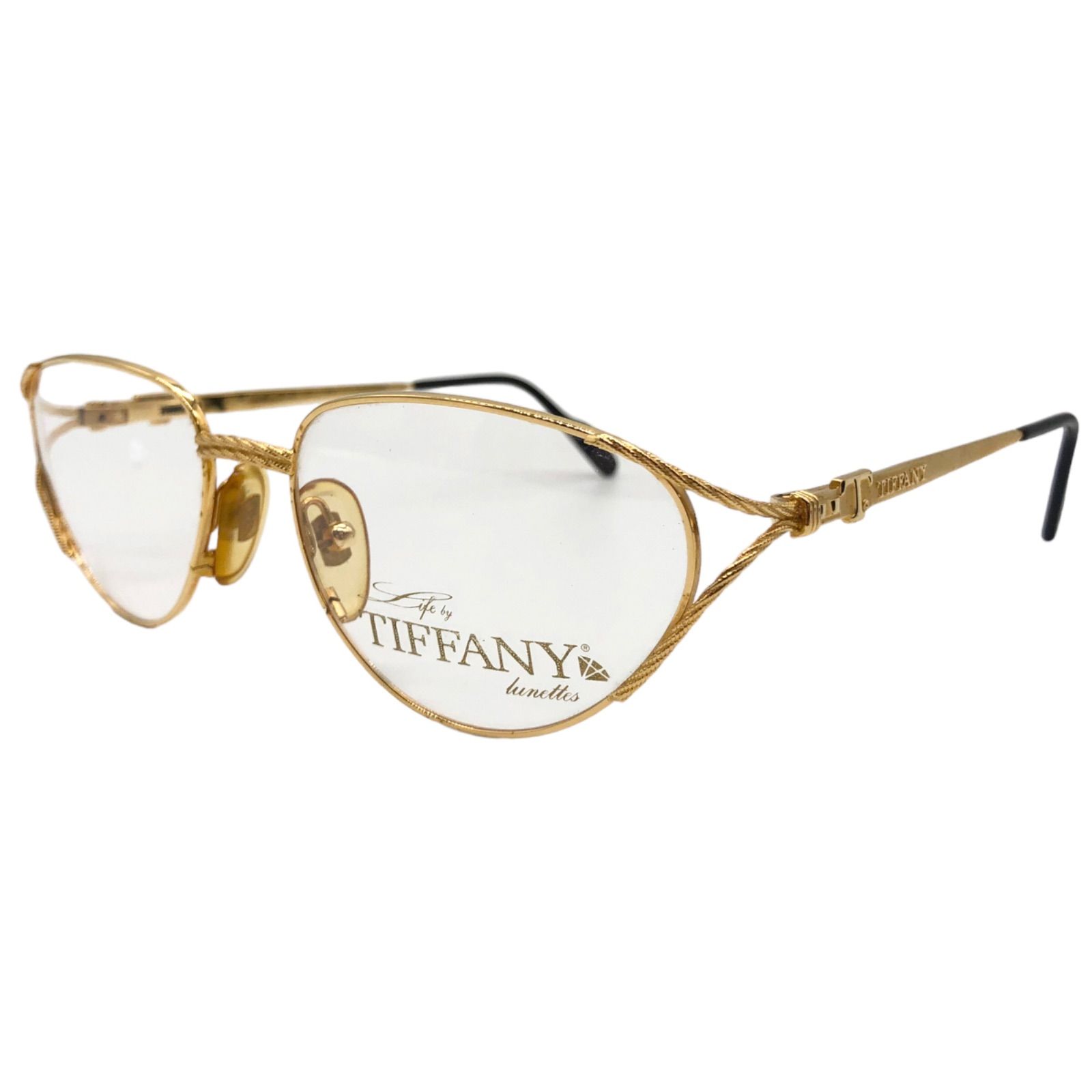 ♪07194 Tiffany ヴィンテージ メガネ サングラス 23K T360