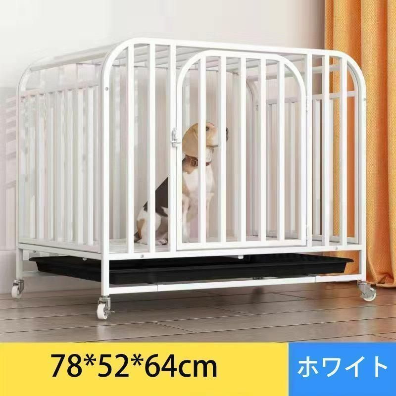 ペットケージ 鉄製 犬檻 犬小屋 ケージ ペットサークル ドッグケージ ペットフェンス 大型 中型犬用 ペット用品 ダブルドア キャスタ WWW_GEBZETESISAT_COM_TR
