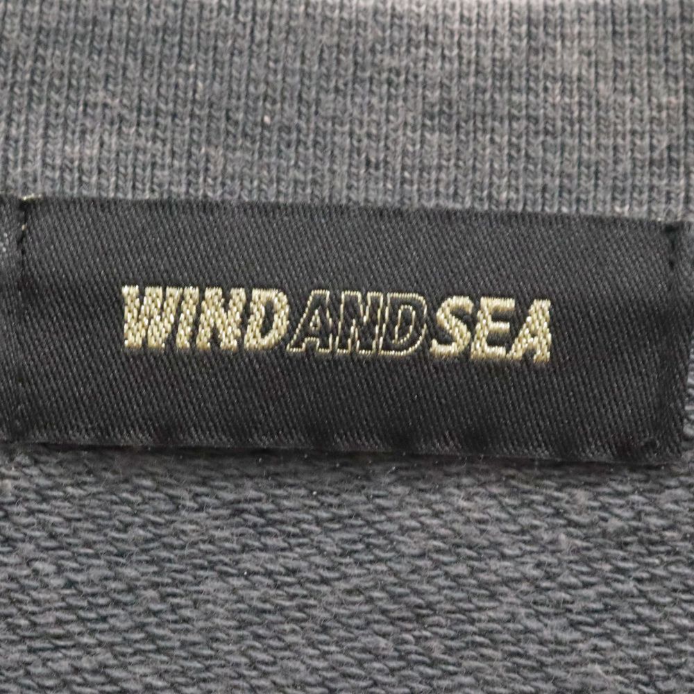 WIND AND SEA (ウィンダンシー) SEA CHENILLE EMB SULFUR CREW NECK  