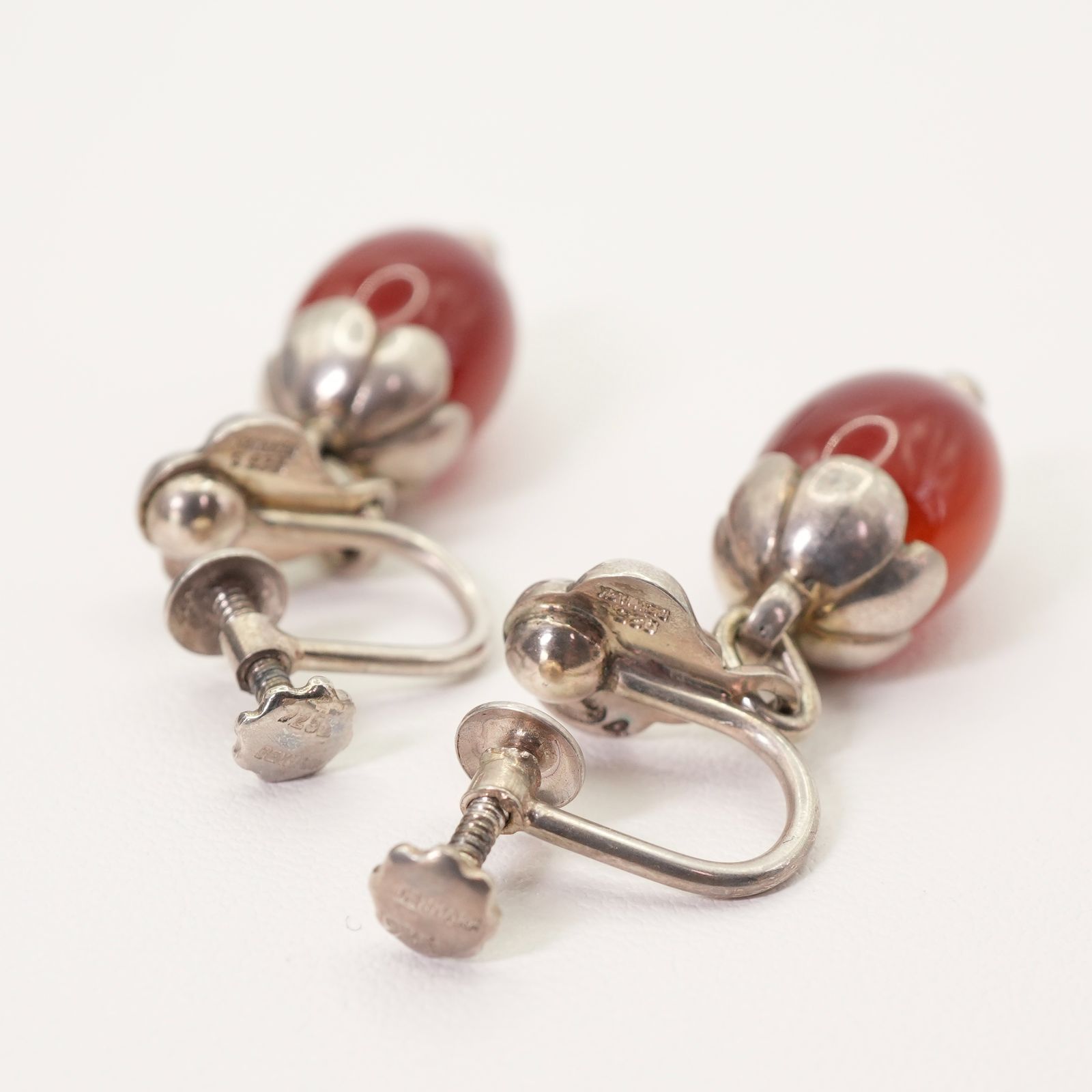 超稀少　美品　ジョージジェンセン　イヤリング #4 どんぐり 廃盤 希少】 ジョージジェンセン どんぐり イヤリング #4