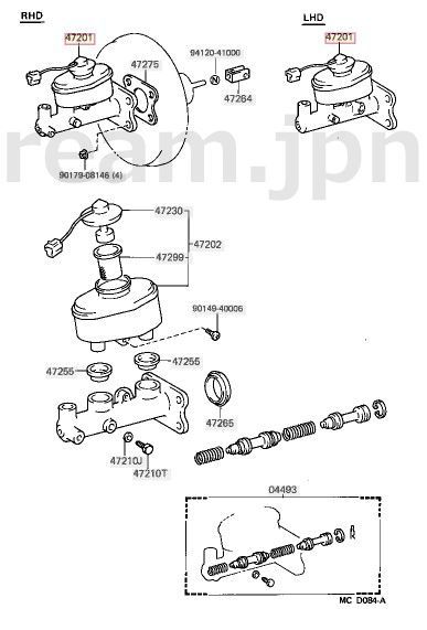 新品未使用 海外トヨタ純正 70 スープラ ブレーキマスターシリンダー 新品未使用 海外トヨタ純正 70 スープラ ブレーキマスターシリンダー