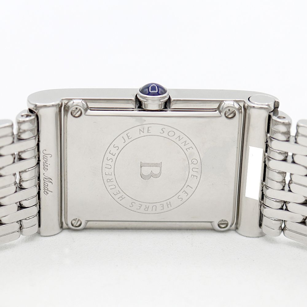 電池交換済 BOUCHERON ブシュロン リフレウォッチ ミディアム 4Pダイヤ  