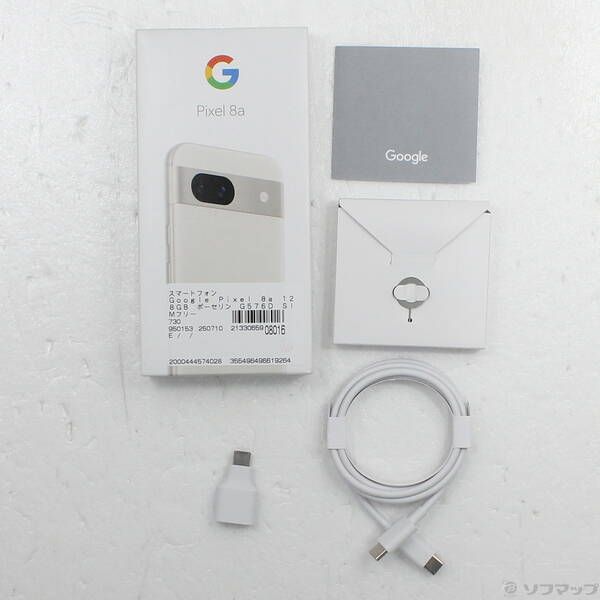 中古品〕 Google Pixel 8a 128GB ポーセリン G576D SIMフリー