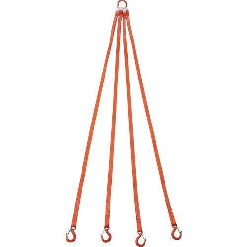 2営業日で発送 TRUSCO トラスコ中山 TRUSCO 4本吊ベルトスリングセット 25mm幅X2m 吊り角度60°時荷重0.86t 最大使用荷重1t G254P200.86 3100