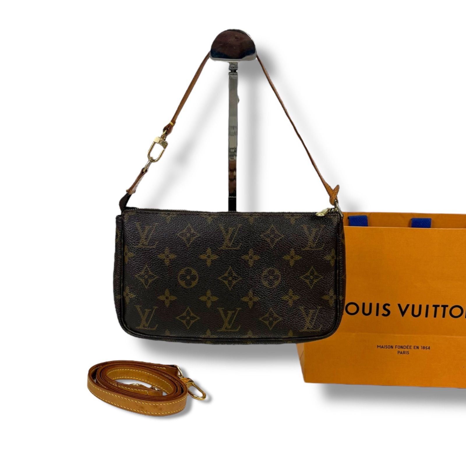 ジャンク品】ルイヴィトン アクセサリーポーチ モノグラム ルイ