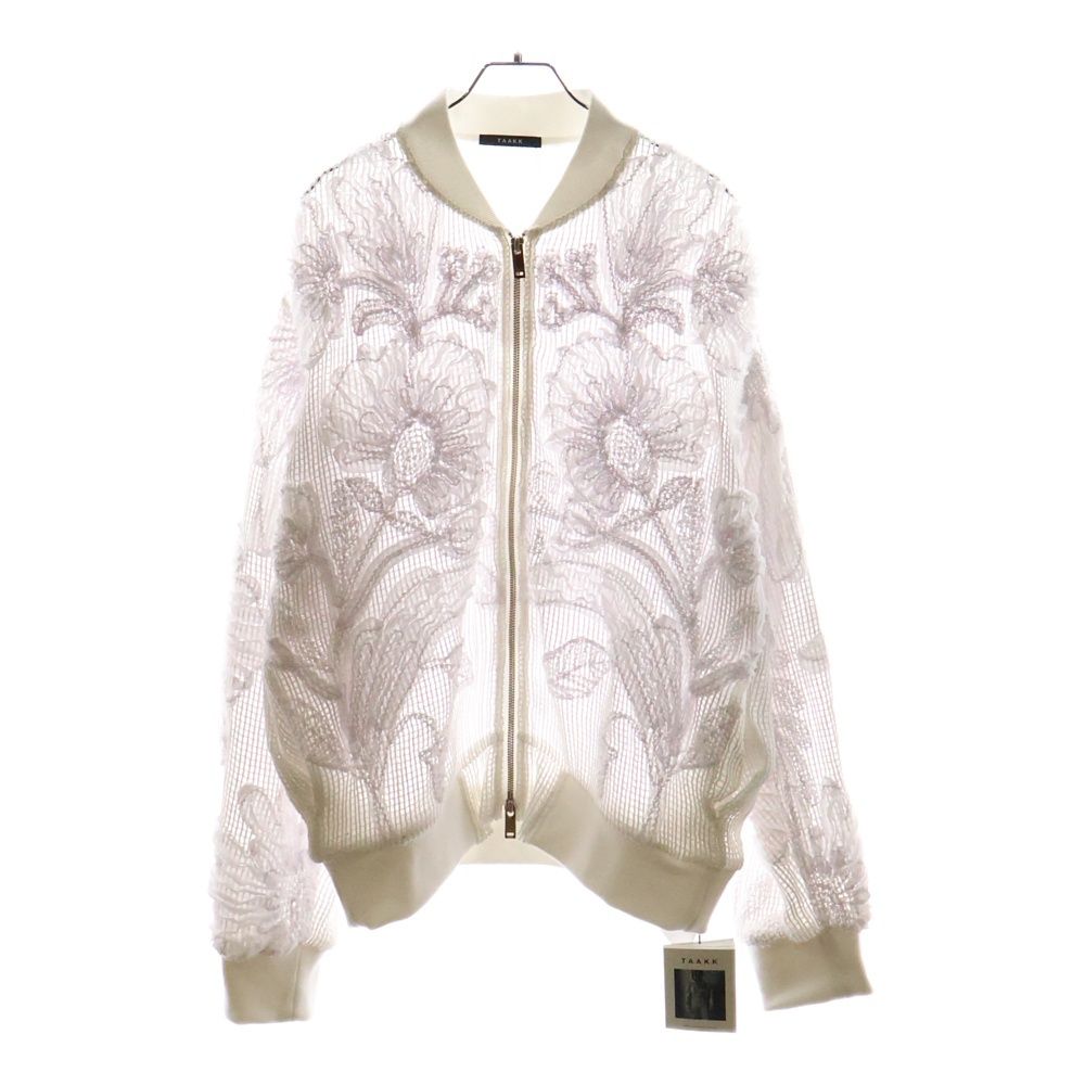 TAAKK (ターク) 25SS MESH EMBROIDERY ZIP BLOUSON TA25SS-BL007