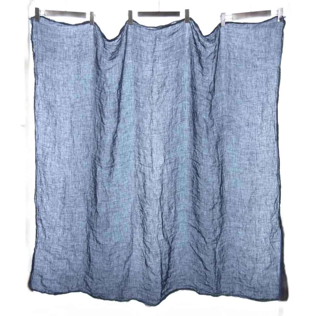 ダニエラグレジス DANIELA GREGIS ストール 大判 リネン 麻 紺