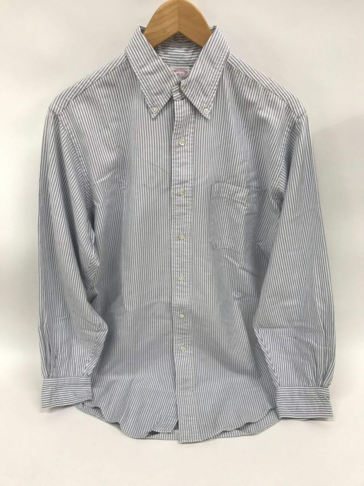 Brooks Brothers　80～９０’s　ストライプ　ボタンダウンシャツ　ヴィンテージ【M128-20241013-07KS】