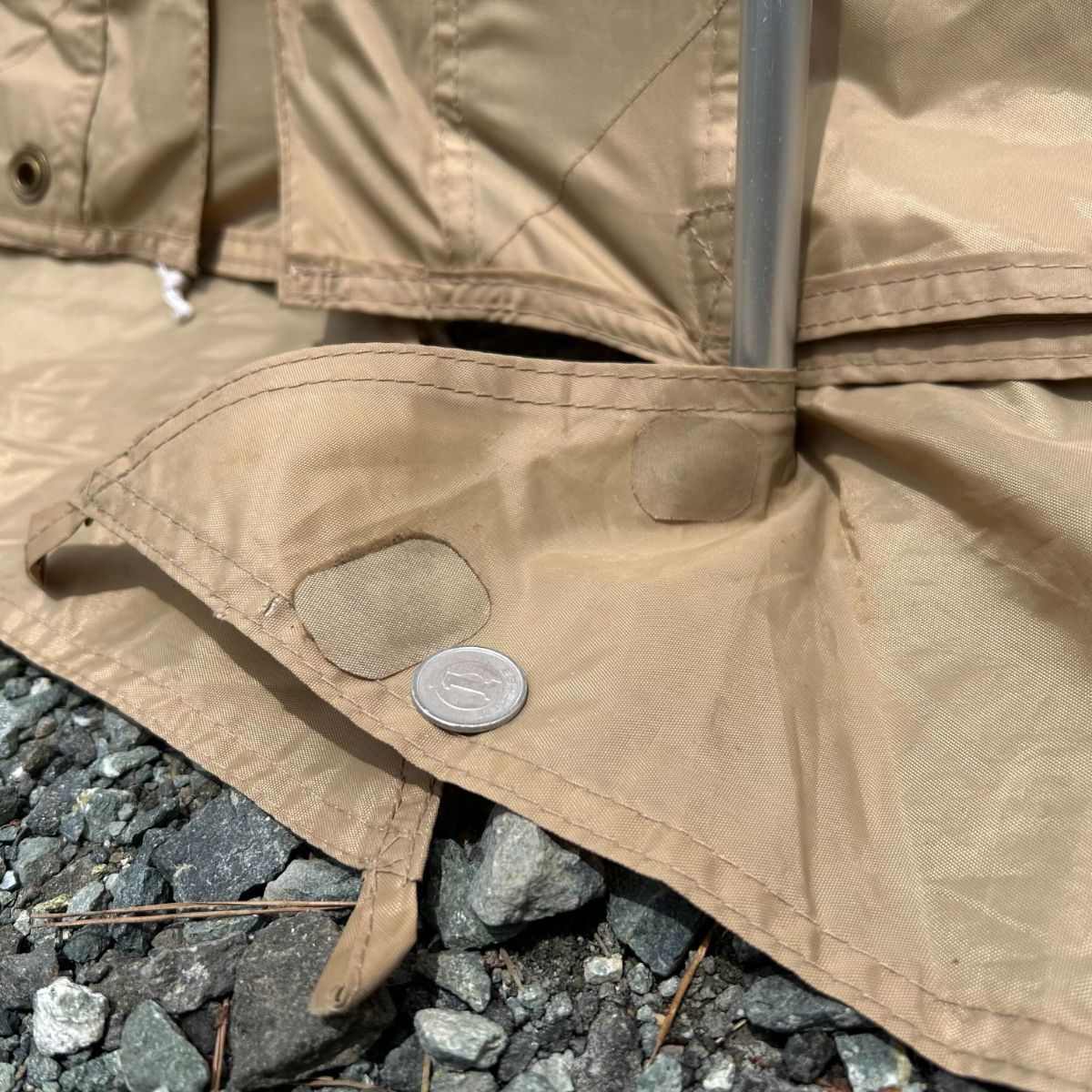 月内限定値下げ中】DOD カマボコテント 3M タンカラー 中古